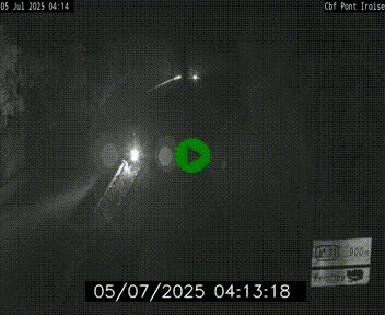 Webcam sur la N165 après le Pont de l'Iroise, à l'entrée de Brest