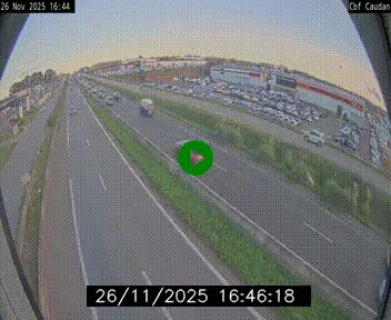 Webcam sur la N165 à hauteur de Caudan, dans le Morbihan.