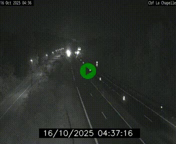 Webcam sur le périphérique de Nantes (N844) à hauteur de Porte de la Chapelle, au nord de la ville