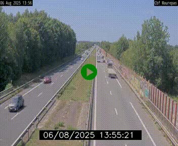 Webcam sur le périphérique de Rennes (N136) à hauteur de Maurepas, au nord de la ville