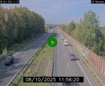 Webcam sur le périphérique de Rennes (N136) à hauteur de Maurepas, au nord de la ville