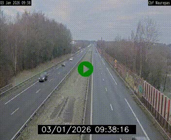 Webcam sur le périphérique de Rennes (N136) à hauteur de Maurepas, au nord de la ville