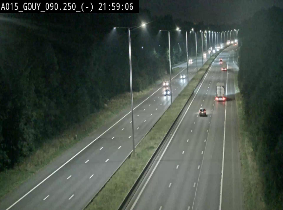 Webcam autoroute Belgique - Gouy-lez-piéton - E42 - BK 90.3