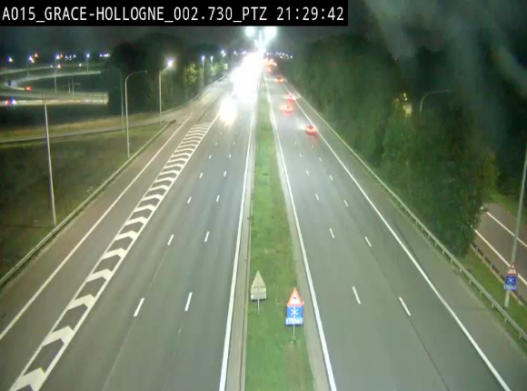 Caméra trafic Belgique - Grâce-Hollogne - E42, jonction avec A604, direction Loncin/Aéroport de Liège -  BK 3.2