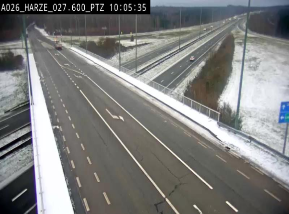 Caméra autoroute Belgique - Sougné-Remouchamps,E25 direction Luxembourg