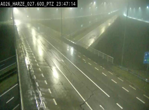 Caméra autoroute Belgique - Sougné-Remouchamps,E25 direction Luxembourg