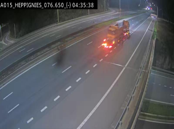 Webcam autoroute Belgique - Heppignies - E42 direction Namur - BK 76.4