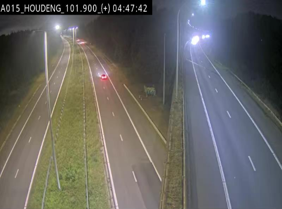 Webcam autoroute Belgique - Houdeng-Goegnies - Jonction E19/E42 direction Tournai/Mons - BK 101.85