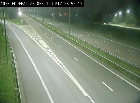 Caméra autoroute Belgique - Houffalize, E25 direction Liège