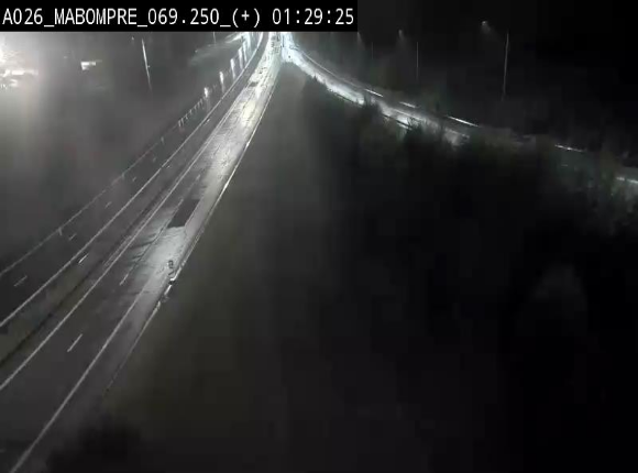 Webcam E25 (A26) à Mabompré. Vue orientée vers le Luxembourg