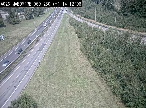 Webcam E25 (A26) à Mabompré. Vue orientée vers le Luxembourg