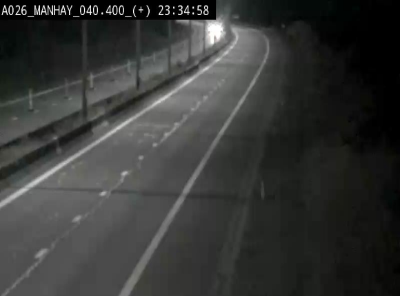 Webcam autoroute A26/E25 à hauteur de Manhay, avant la jonction avec la N651 en direction de Luxembourg - BK 40.4