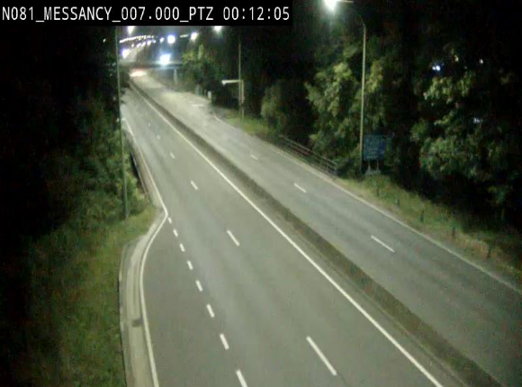 Webcam sur la N81 (E411) à hauteur du Cora Messancy. Vue orientée vers Arlon