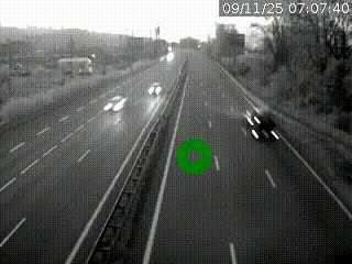 Caméra routière à hauteur des centres commerciaux et de la sortie 14 en direction d'Albertville