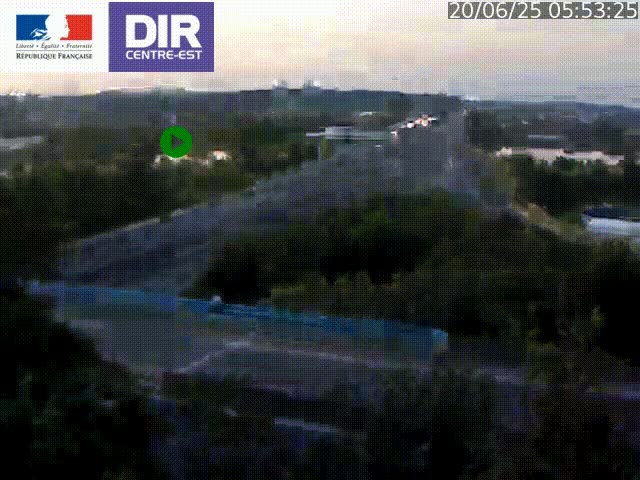 Webcam autoroute sur A450 à Pierre-Bénite en direction de Lyon et de l'autoroute A7