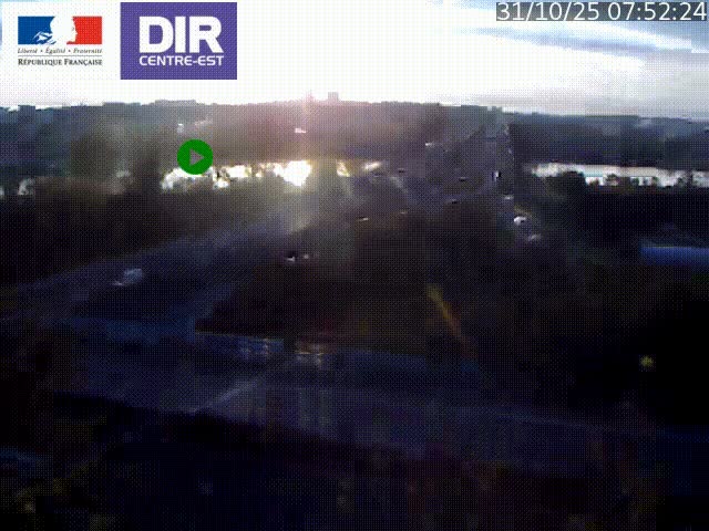 Webcam autoroute sur A450 à Pierre-Bénite en direction de Lyon et de l'autoroute A7