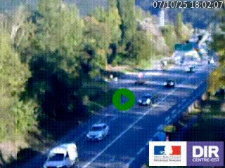 Webcam info trafic à proximité de Vizille sur la N85, au niveau du point de vue du Saut du Moine à Champagnier
