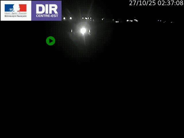 Webcam sur le contournement de Valence, sur la Nationale 7, caméra orientée vers Lyon