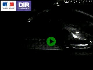 Webcam traffic à Grenoble-sud sur l'autoroute A480. Vue orientée vers l'entrée et la sortie de Grenoble