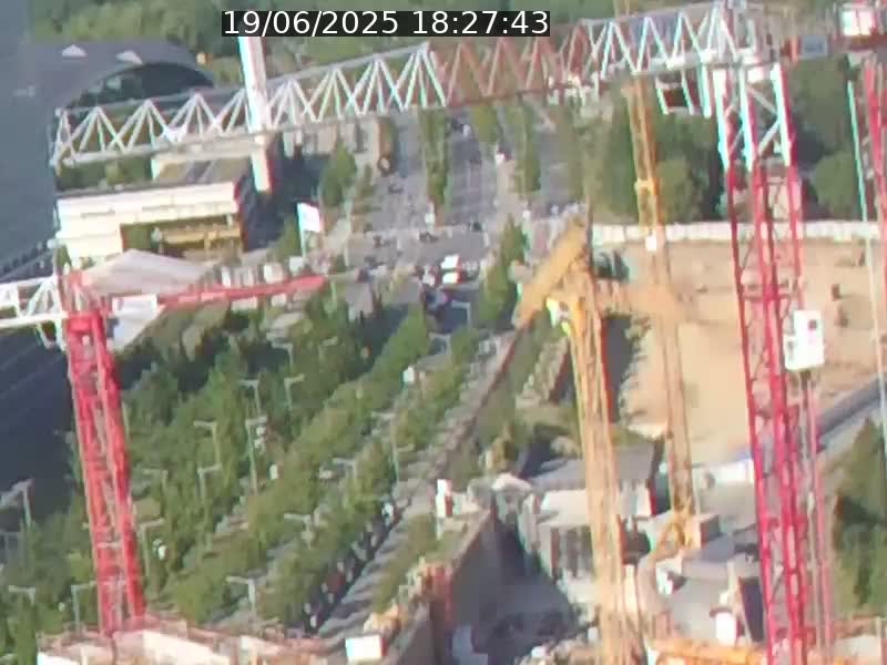 Webcam sur l'avenue John Fitzgerald Kennedy (N51) avec vue orientée vers le Findel