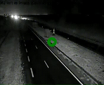 Webcam à hauteur de Vert-en-Drouais sur la N12, en périphérie de Dreux. Vue orientée vers Alençon