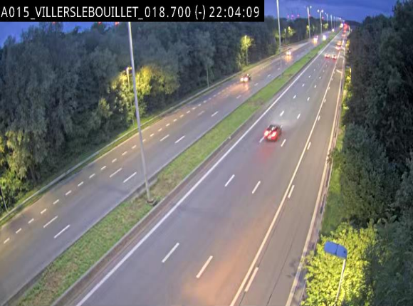 Webcam autoroute Belgique - Villers-le-Bouillet - E42 direction Liège - BK 18.7