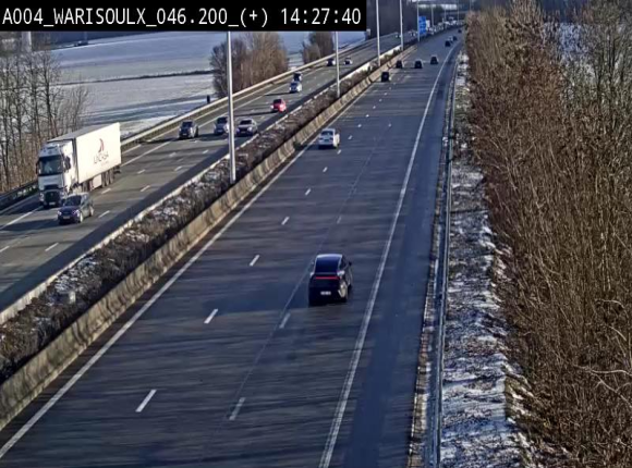 Webcam autoroute Belgique - Warissoulx - E411 - BK 46.2