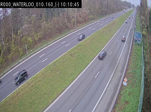 Webcam autoroute Belgique - Waterloo - R0 (ring de Bruxelles) - BK 12.3