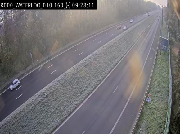 Webcam autoroute Belgique - Waterloo - R0 (ring de Bruxelles) - BK 12.3