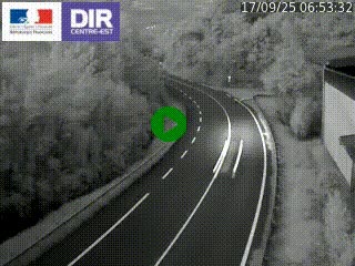 Caméra trafic sur la N90 à Bourg-Saint-Maurice, en provenance d'Aoste et en direction d'Albertville