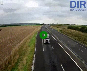 Webcam sur A84 à hauteur de l'échangeur de Poilley avec la N175, au sud d'Avranches