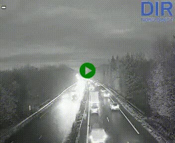 Webcam sur le périphérique de Caen (N814) à l'est de la ville, à Mondeville hauteur de la sortie 2, Presqu'île-Rives de l'Orne, au bout de l'autoroute A13