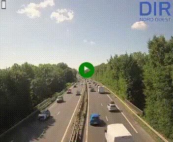 Webcam sur le périphérique de Caen (N814) à l'est de la ville, à Mondeville hauteur de la sortie 2, Presqu'île-Rives de l'Orne, au bout de l'autoroute A13