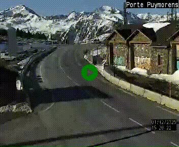 Webcam Col du Puymorens sur N320, en direction de Pas de la Casa (Andorre)