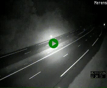 Webcam dans les Pyrénées à hauteur de Mérens-les-Vals sur N320, en direction de Pas de la Casa (Andorre)