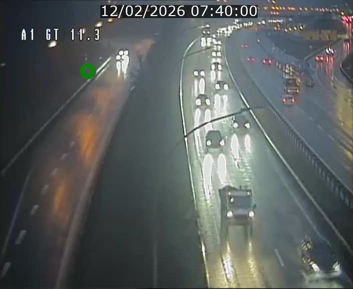 Traffic live webcam Luxembourg Senningerberg - A1 direction Allemagne - BK 11.3