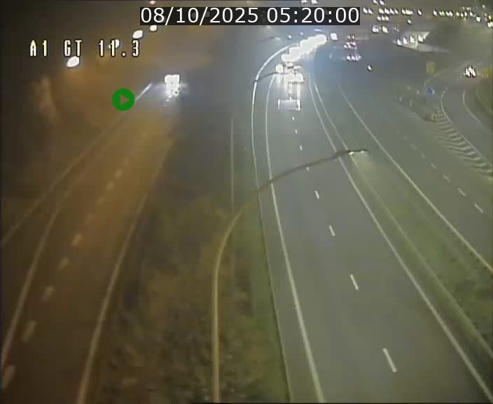 Traffic live webcam Luxembourg Senningerberg - A1 direction Allemagne - BK 11.3