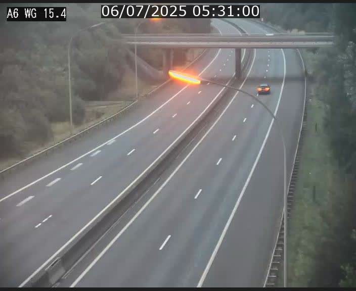 Traffic live webcam Luxembourg Capellen - A6 - BK 15.4 - direction Luxembourg/France/Allemagne