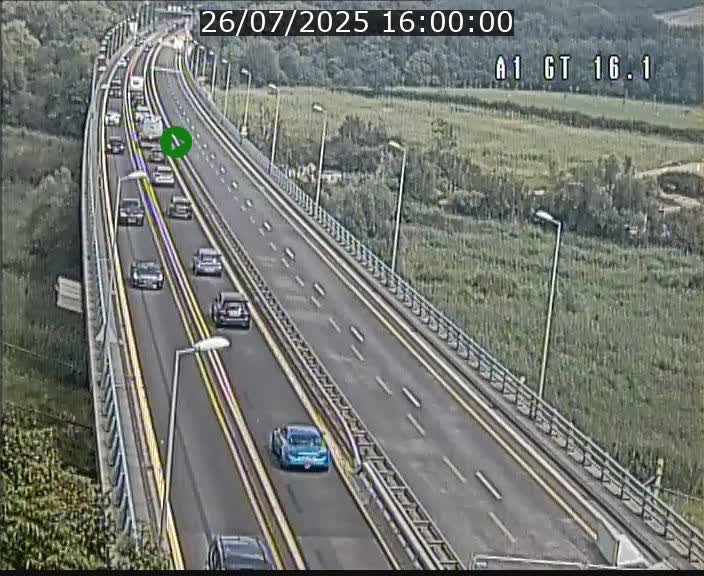 Traffic live webcam Luxembourg Niederanven - A1 direction Allemagne - BK 16.1