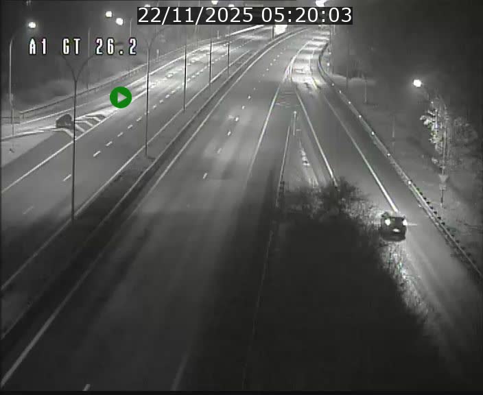 Traffic live webcam Luxembourg Grevenmacher - A1 direction Allemagne - BK 26.2