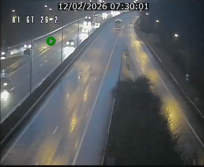 Traffic live webcam Luxembourg Grevenmacher - A1 direction Allemagne - BK 26.2