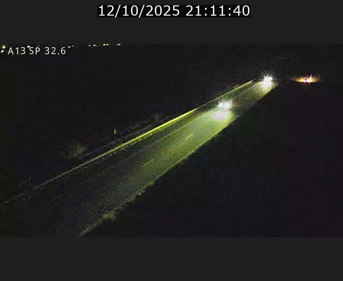 Webcam info trafic A13 à hauteur de Mondorf-les-bains. Vue orientée vers Altwies