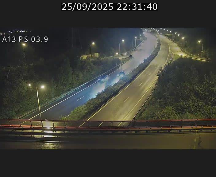 Traffic live webcam Luxembourg Ehlerange - A13 direction Esch-sur-Alzette - BK 6.8