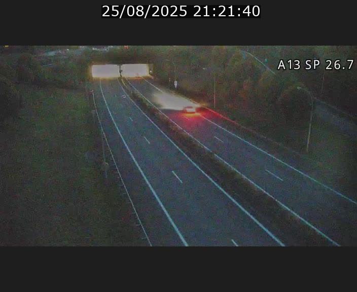 Traffic live webcam Luxembourg Frisange - A13 direction Luxembourg-ville - BK 26.7