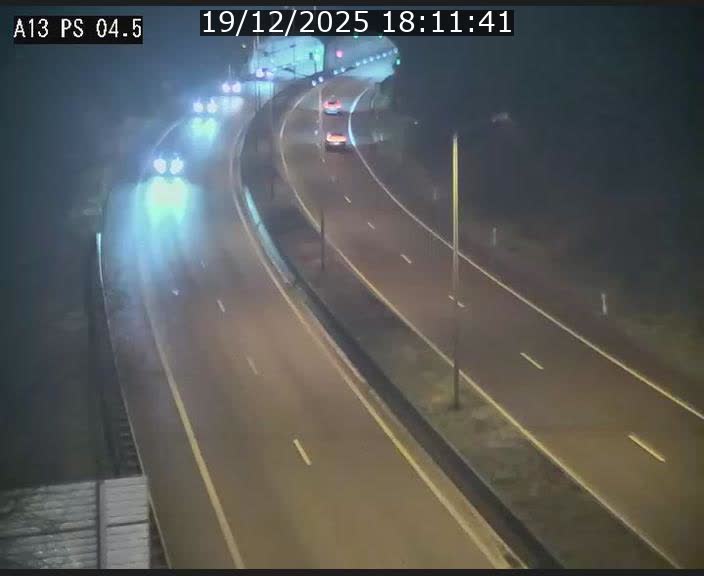 Traffic live webcam Luxembourg Differdange - A13 direction Esch-sur-Alzette - BK 4.5