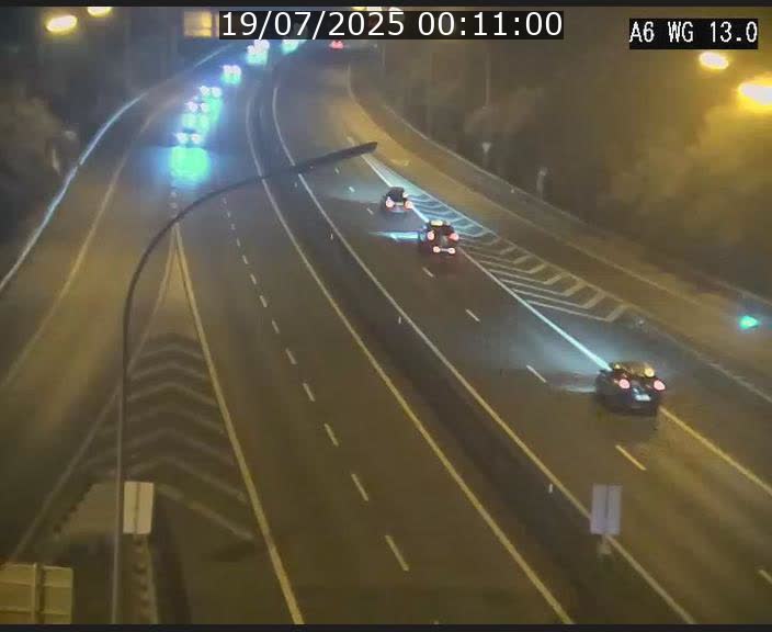 Traffic live webcam Luxembourg Mamer - A6 - BK 13 - direction Luxembourg/France/Allemagne