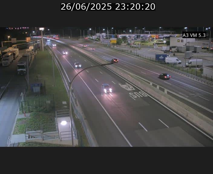 Traffic live webcam Luxembourg Aire de Berchem - A3 - BK 5 - direction France