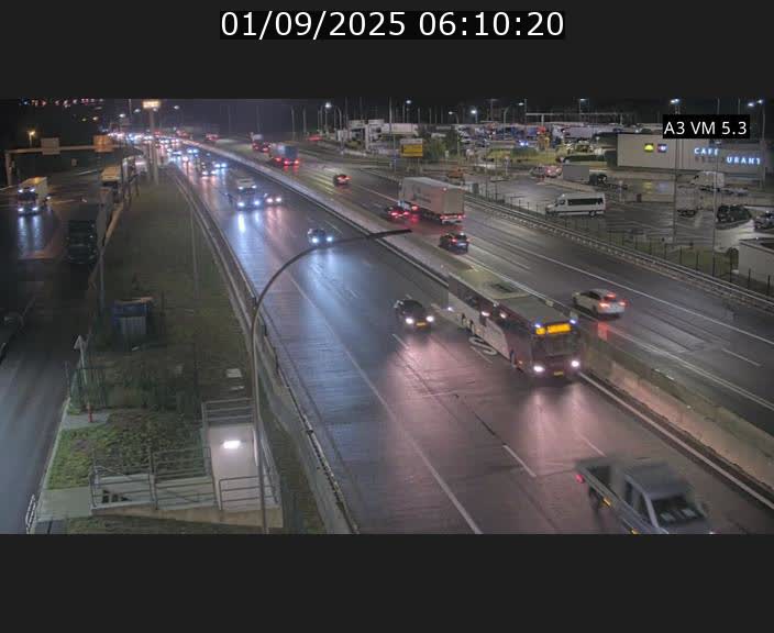 Traffic live webcam Luxembourg Aire de Berchem - A3 - BK 5 - direction France