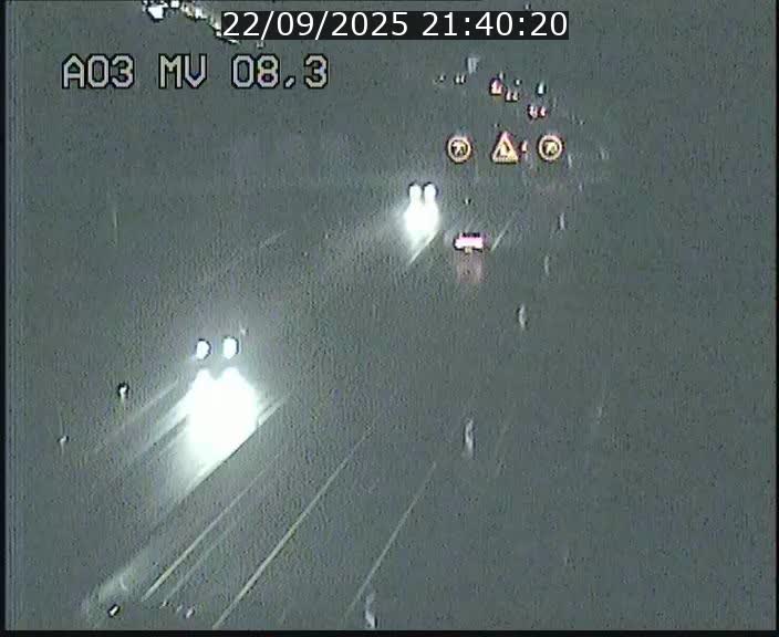 Webcam Autoroute après la Croix de Bettembourg en direction de Luxembourg sur l'A3