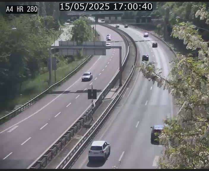 Webcam traffic A4 Luxembourg - BK 0.2 - P+R Bouillon (direction Luxembourg)